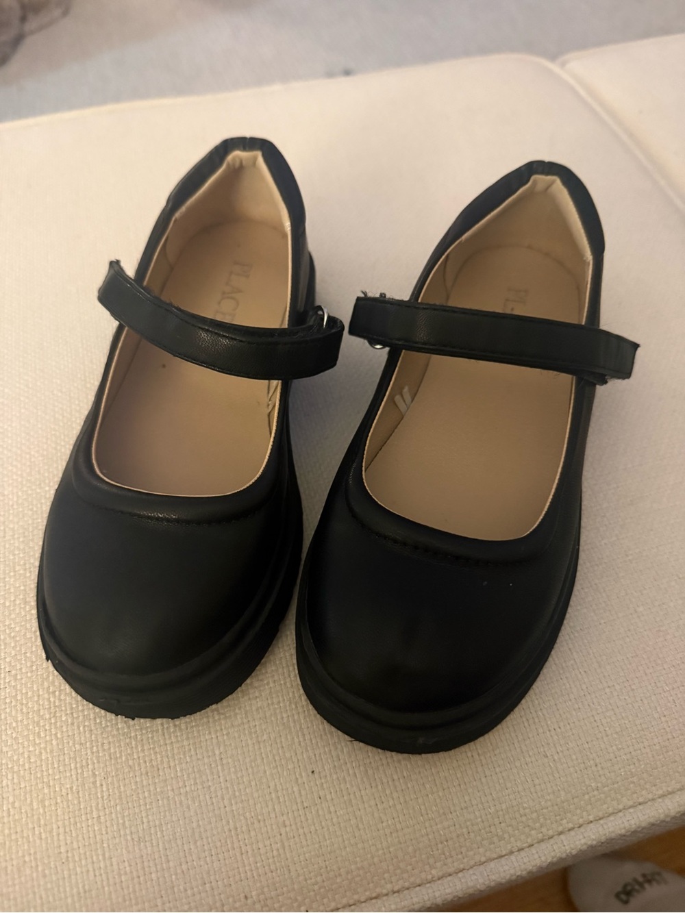 The Children's Place Black Mary Jane Strap Dress Shoes for Kids